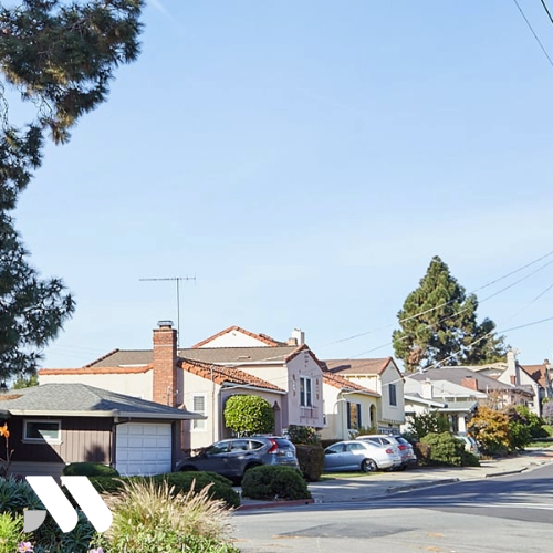 Residential homes in El Cerrito, California featuring well-maintained properties, driveways, and established East Bay neighborhood streets.